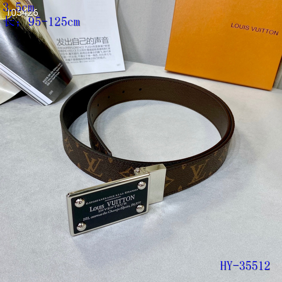 LV Belts 3.5 cm Width 055